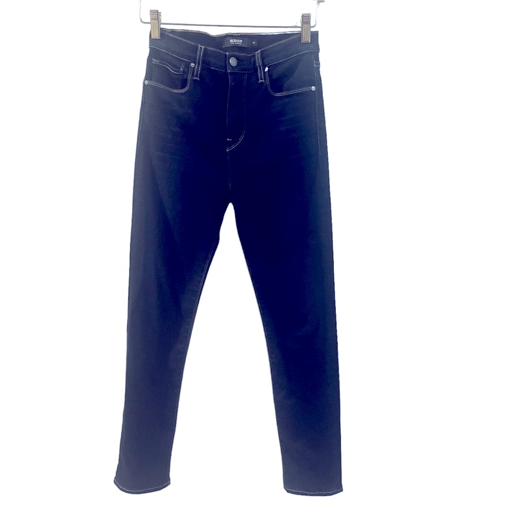 Hudson Holly Skinny Dark Blue Stretch Denim Jeans Size 26